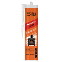 Герметик силикатный для печей Sila PRO Max Sealant +1500°С, чёрный, 280 мл