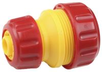 8-426345_z01 Муфта переходная из ударопрочной пластмассы, шланг-шланг, 1/2"-3/4"/ GRINDA
