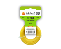 Леска для триммера 1-2.sale звезда 3 мм (15 м) нейлон