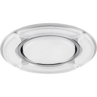 Feron 4039 CD светильник встраиваемый со светод. подсветкой 20LED*2835SMD 4000K, 15W GX53, без лампы