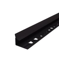 Угол внутренний для кафеля 8 мм черный (25)