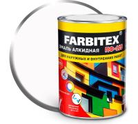 Алкидная эмаль FARBITEX ПФ-115, белая матовая, 2,7 кг 