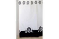 Штора для ванной Delphinium "Барокко" полиэстер 180х180см, 12 колец, мультиколор