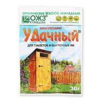 Биосостав "Удачный" 30гр д/выгребных ям и туалетов (Башинков)