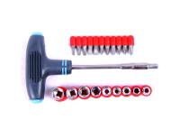 3101200 Т-образная отвертка+20 сменных насадок