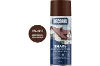Аэрозольная эмаль для металлочерепицы и профнастила DECORIX, 520 мл, RAL 8017, шоколадно-коричневый