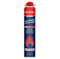 Пена профессиональная PENOSIL Premium FireRated Gunfoam B1, огнеупорная, 750 мл