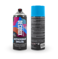 Аэрозольная эмаль Decorix 0101-20, светло-голубой глянцевый, 520 мл