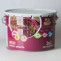 Грунт-эмаль по ржавчине OLECOLOR, белый, 10 кг 