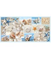 Панель ПВХ Мозаика Пляж, 955х480х3 мм