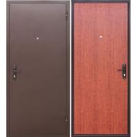 Дверь металлическая Прораб 4,5 см Антик медь/Рустикальный дуб, 960, левая (Стройгост)