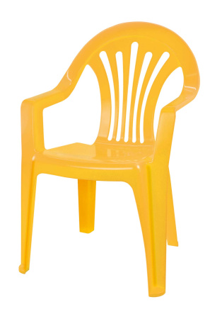 Кресло детское Альтернатива М2526, жёлтое, 57х35х37 см