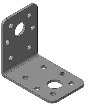 Кронштейн Угловой (анкерное отверстие) КУао 50*50*35*2 