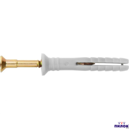 1381 Дюбель-гвоздь полипропилен, потай SM-L 6х40 (200 шт)