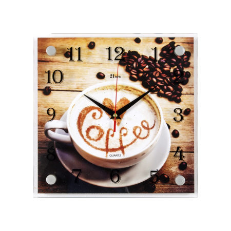 2525-1142 Часы настенные"Coffee"  "21 Век"