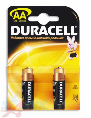 Элемент питания Duracell LR 6  Turbo  BL-2 АА Блистер (упаковка 2 батарейки)