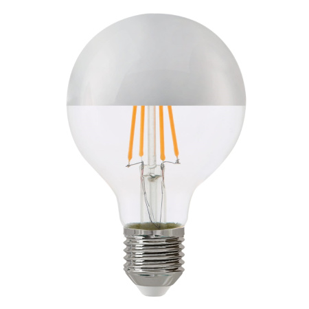 ТН-В2377 Лампа светодиодная THOMSON LED FILAMENT G80 5.5W 550Lm E27 4500K silver