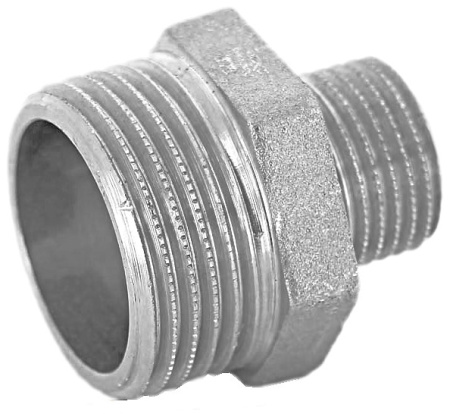 Ниппель никелированный STI, 1",1/4"-3/4"