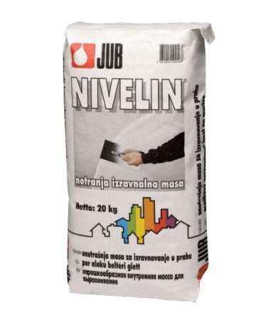 Шпаклёвка цементная финишная Nivelin, 20 кг