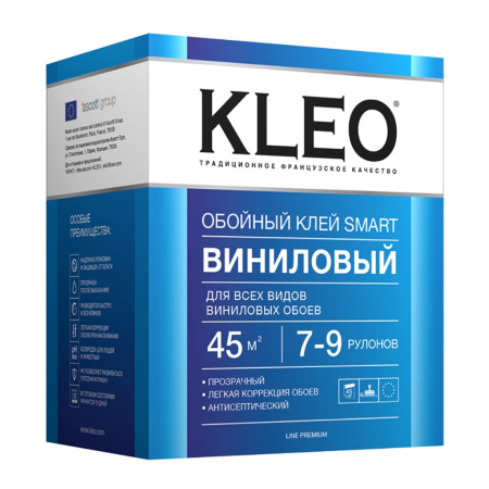 Клей обойный виниловый KLEO SMART, 7-9 рулонов, 200 г