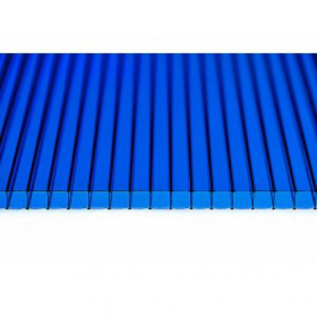 Сотовый поликарбонат Sotalight 6 мм, синий, 2,1х6 м