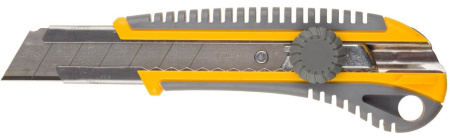 09161 Нож STAYER MASTER с выдвижным сегментированным лезвием, 18 мм