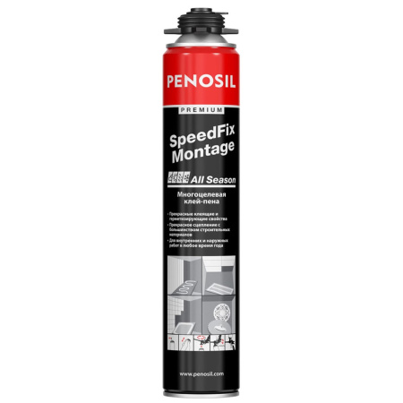 Клей-пена PENOSIL Premium SpeedFix Montage, 750 мл