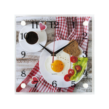 2026 -197 Часы настенные "Завтрак для любимых" "21 Век"