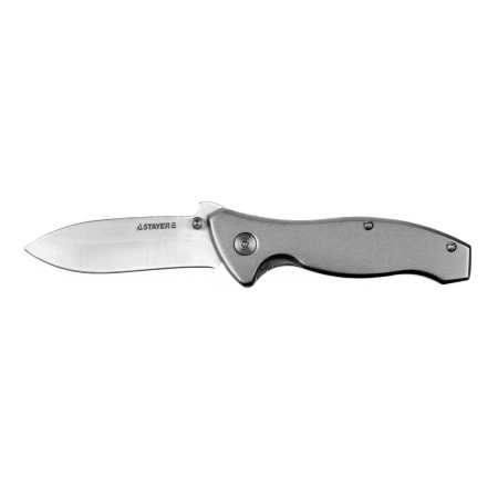 47621-1 Нож STAYER "PROFI" складной, с металлической рукояткой, средний                             
