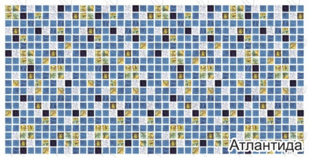 Панель ПВХ Мозаика Атлантида, 955х480х3 мм