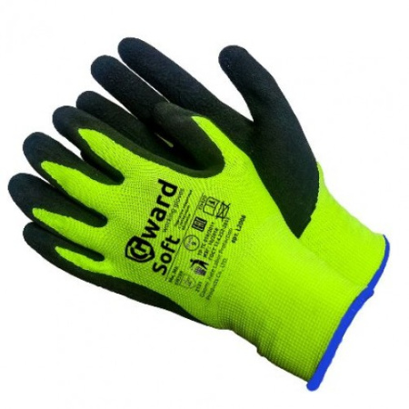 Перчатки нейлон L 2006 Soft 13 кл. со вспененным латексом (L/XL)