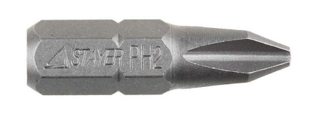 26201-2-25-02 Биты хвостовик С 1/4", РН №2, 25 мм /2 шт/
