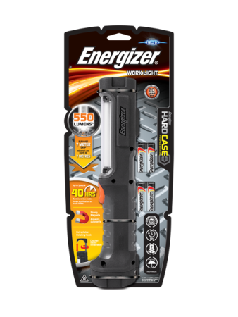 Energizer  Профессиональный фонарь Hard Case Pro Work Light 4AA, 550 lumens