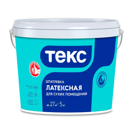 Шпаклёвка латексная Текс Профи, 5 кг
