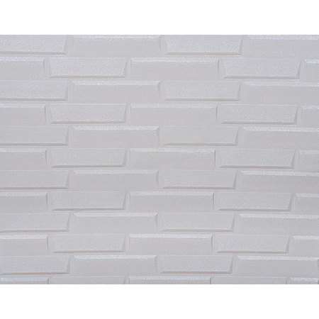 Самоклеящаяся 3D панель Dekorelle 008 белый, разм. 70х77см, толщина 3 мм