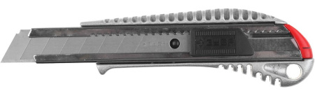 09170 Нож МАСТЕР 18 мм,метал.корпус,самофиксирующееся лезвие