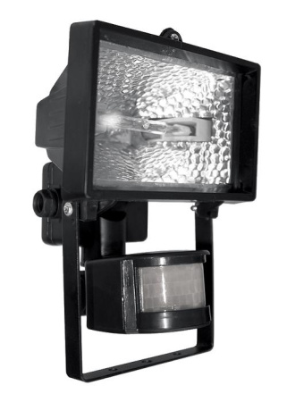94611 Прожектор Navigator NFL-SH1-500-R7s/BL, с датчиком движения, 500Вт, черный (J-117) /12/							