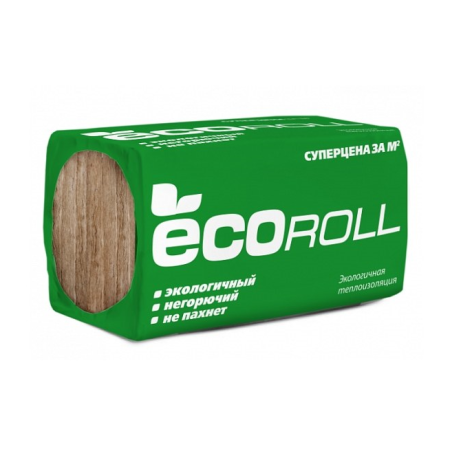 Утеплитель Ecoroll TS 040, 1230х610х50 мм, 16 шт, 12 м²