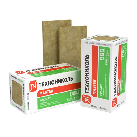 Утеплитель Технониколь Роклайт, 1200х600х50 мм, 6 шт, 4,32 м²
