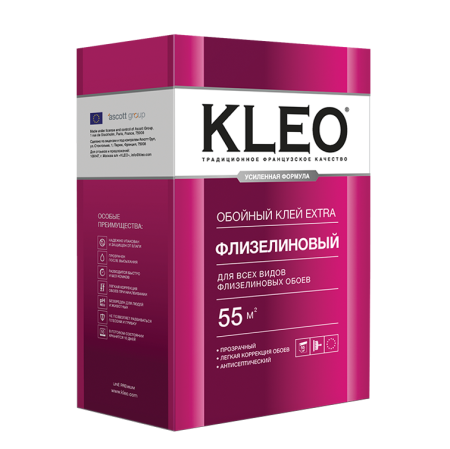 Клей обойный флизелиновый KLEO EXTRA, 380 г