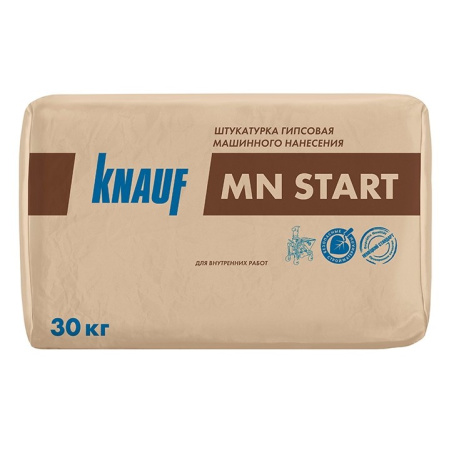 Штукатурка гипсовая машинного нанесения Knauf MN-Start, 30 кг