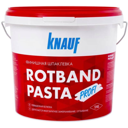 Шпаклёвка виниловая финишная Knauf Rotband Pasta Profi, 5 кг