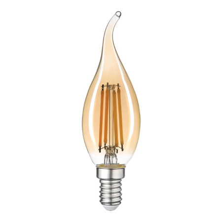 ТН-В2120 Лампа светодиодная THOMSON LED FILAMENT TAIL CANDLE 11W 1045Lm E14 2400K GOLD