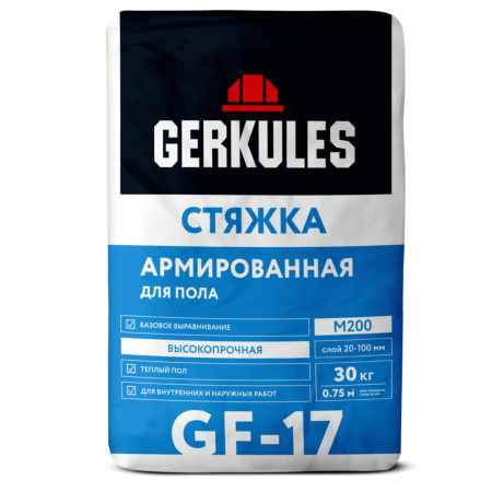 Стяжка для пола Геркулес GF-17, 30 кг