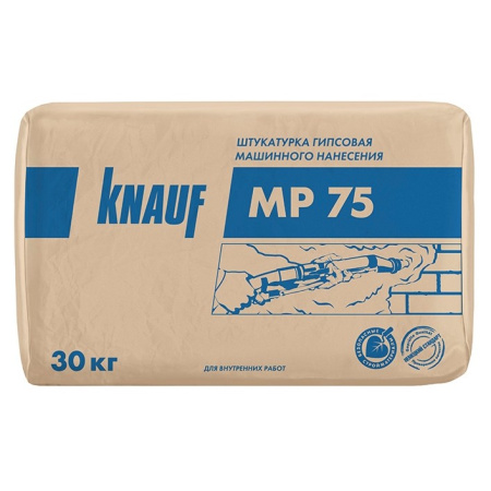 Штукатурка гипсовая машинного нанесения Knauf MP-75, 30 кг