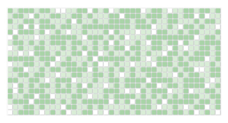 Панель ПВХ Мозаика Зелёная, 955х480х3 мм