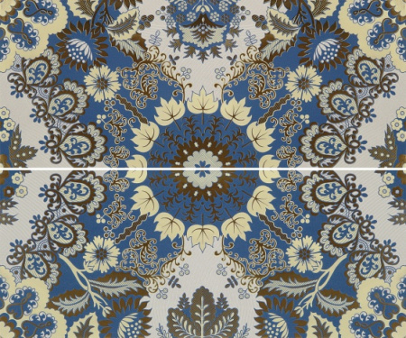 Панно Gracia Ceramica Erantis blue panno 01, голубой, 600х500 мм