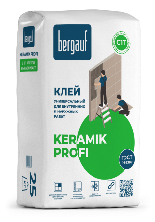 Клей универсальный Bergauf Keramik Profi, 25 кг