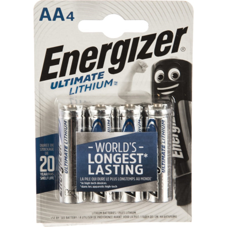 Батарейки Energizer Ultimate Lithium AA упаковка 4 шт.