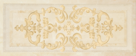 Декор Gracia Ceramica Palladio beige decor 01, бежевый, 600х250 мм
